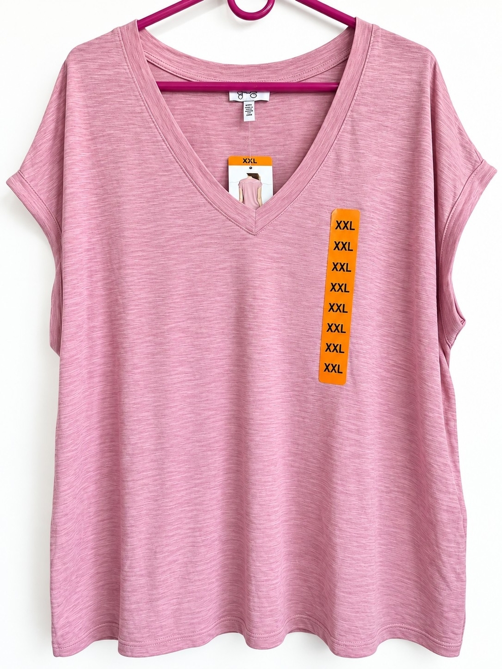 Jessica Simpson Pink V-Neck Tank Top